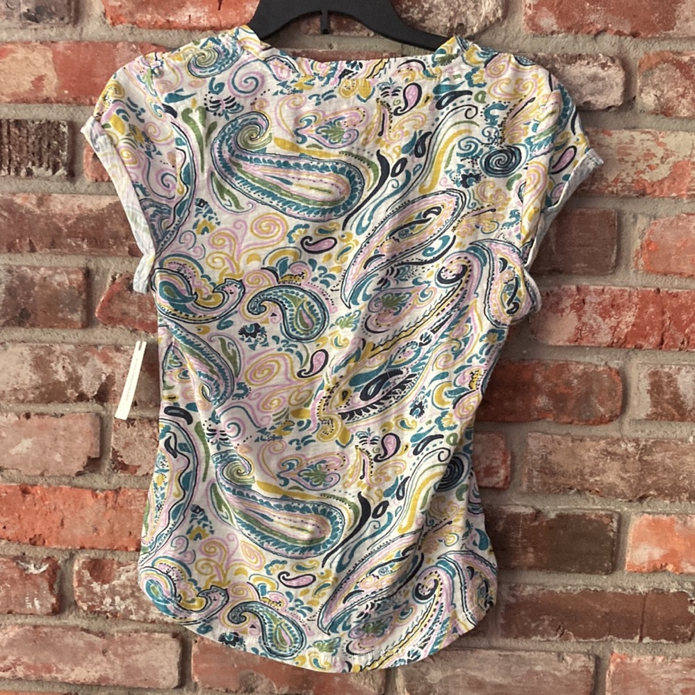 Anthropologie Multi-Color Tee S - Picture 10 of 10